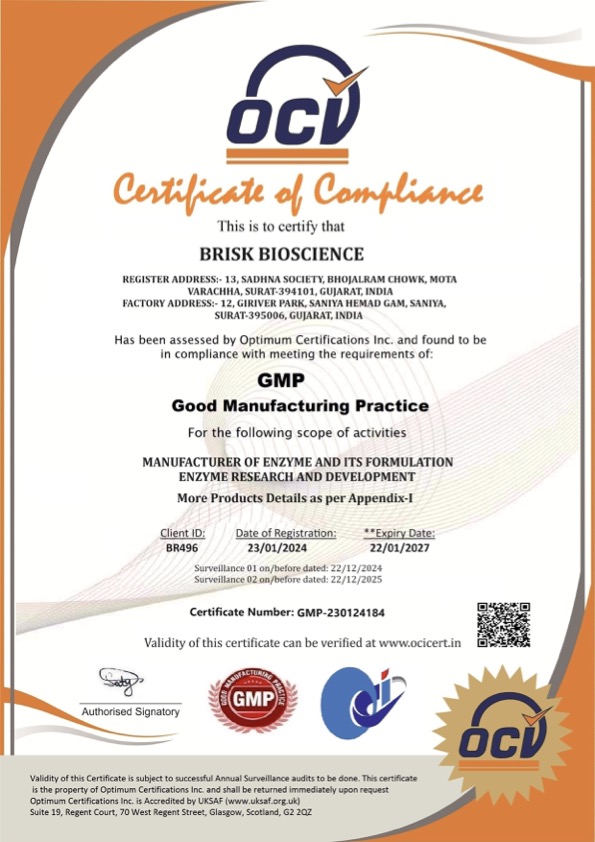 GMP Certificate